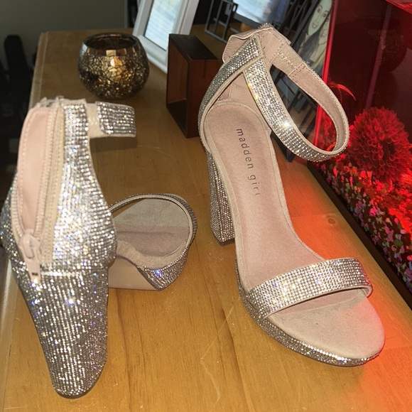 Retro, Rhinestone platform sandals - Picture 5 of 7